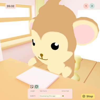 pomodoro pets app